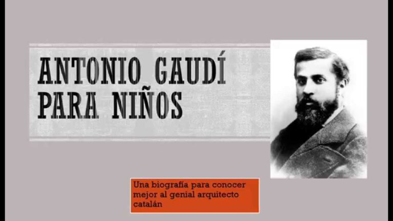 Descubre la sorprendente biografía corta de Antonio Gaudí