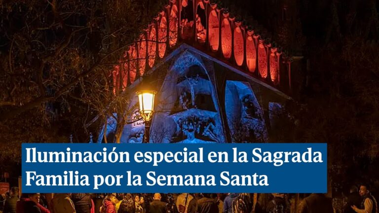 Descubre la Espectacular Iluminación de la Sagrada Familia en Barcelona