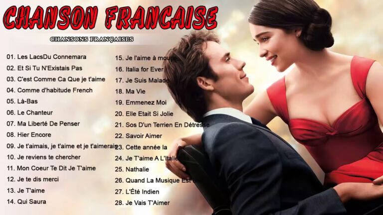 Descubre las cautivadoras canciones de amor francesas actuales, ¡un viaje romántico en 70 caracteres!